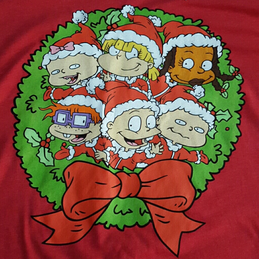 NWT RUGRATS CHRISTMAS TSHIRT AND SOCKS - Picture 2 of 6